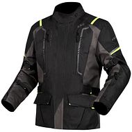 Narvik Men Jacket grey black fluo yellow