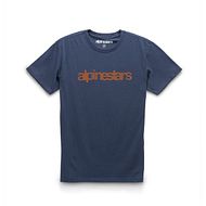 Heritage Word Premium TEE navy red