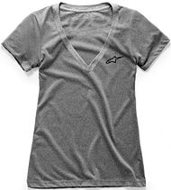 Ageless V-Neck T-Shirt Lady grey heather