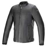 Blacktrack Leather Jacket  schwarz schwarz