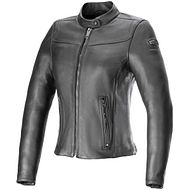 Tory Women Leather Jacket schwarz schwarz