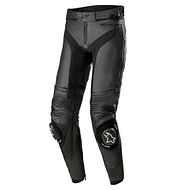 Missile V3 Leather Pants short schwarz schwarz