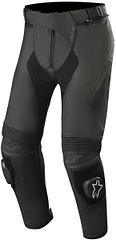 Missile V2 Leather Pants long schwarz