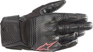 Stella Kalea Leather Glove schwarz diva pink