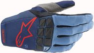 Racefend Glove dunkelblaue Pulver blau rot