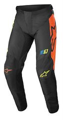 Racer Compass Pants schwarz gelb fluo coral