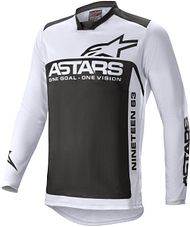 Racer Supermatic Jersey hellgrau schwarz