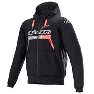 Chrome Ignition Hoodie schwarz rot fluo