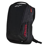 City Hunter Backpack schwarz rot