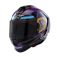 Supertech R10 Martinator Helm blau violett rot glänzend