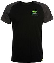 VR46 T-Shirt Dual 358804 schwarz