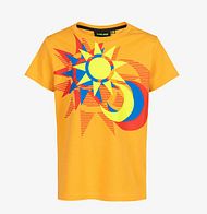 Sun Moon Kid T-Shirt orange
