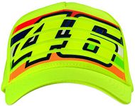 VR46 Cap Stripes 350228 fluo gelb