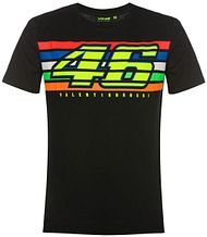 VR46 T-Shirt Stripes 350304 schwarz