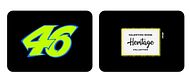 VR46 Wristband Heritage  noir