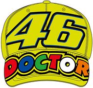 VR46 Cap Stripes 305028 fluo gelb