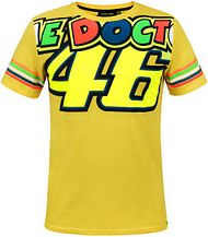 VR46 T-Shirt Stripes 305201 gelb