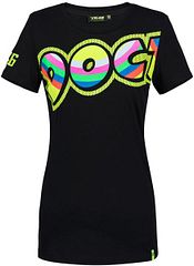 VR46 T-Shirt Doc Women 307304 schwarz