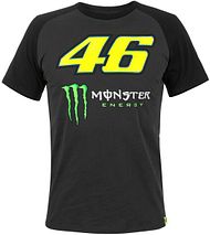 VR46 T-Shirt Dual 316720 schwarz