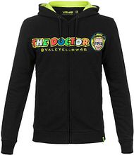 VR46 Hoody Cupolino 305604 schwarz