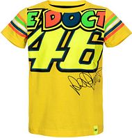 VR46 T-Shirt Strips 307901 gelb