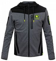 VR46 Zip Hoodie 318505 grau
