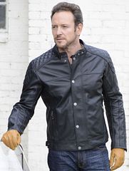 Hampton Leather Jacket  schwarz
