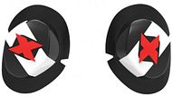 Knee Sliders White Black 