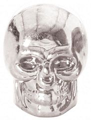 Skeleton Valve Caps-Silver 