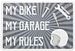 Oxford Garage Metal Sign Oxford Schild My Rules 