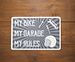 Oxford Garage Metal Sign Oxford Schild My Rules 