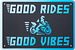 Oxford Garage Metal Sign Oxford Schild Good Vibes 